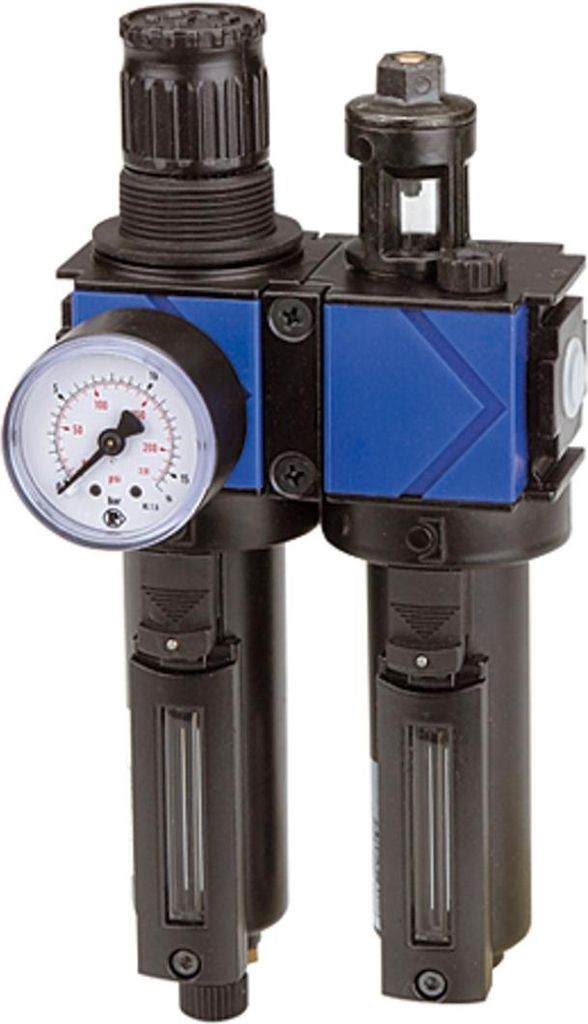 Riegler Wartungseinheit 2-tlg. »variobloc«, Metallbehälter, BG 1, G 3/8