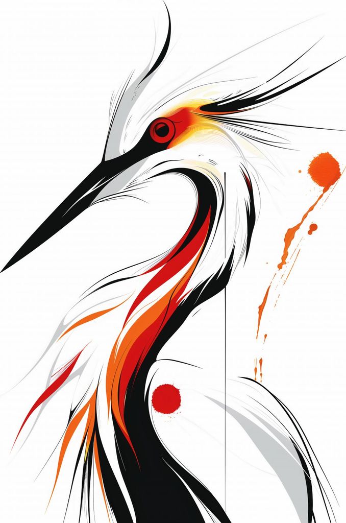 Plakat 61x90,5cm Storch