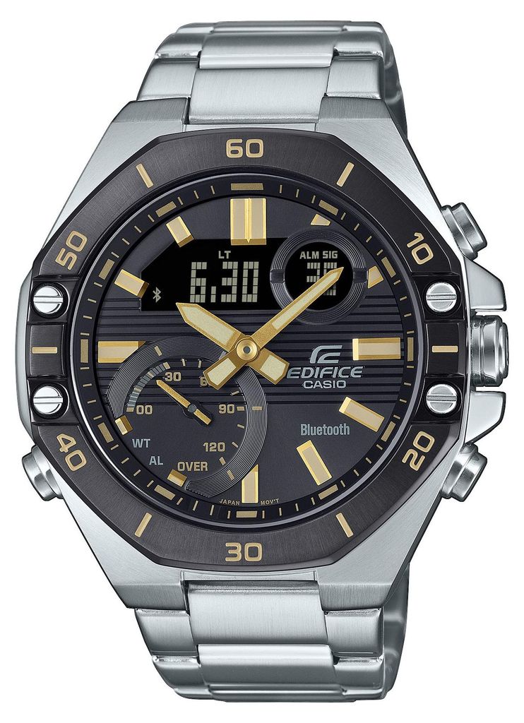 Casio Herren Armbanduhr Edifice ECB-10DB-1A9EF Bluetooth Smart Edelstahl