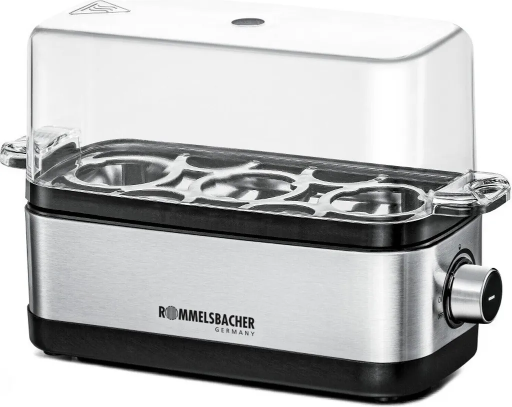 Rommelsbacher ER 300 Cuociuova Sicuro per Bambini - Acciaio Inox