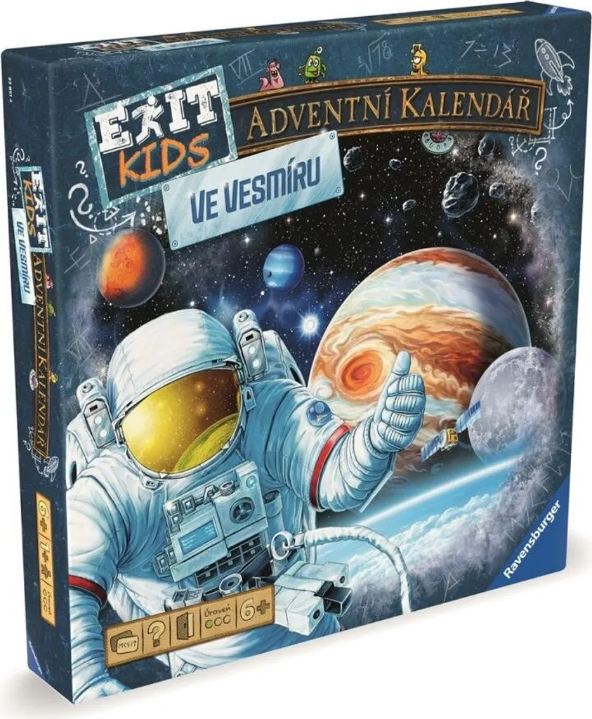 EXIT Les enfants dans l'espace : jeu coopératif avec énigmes sans objets