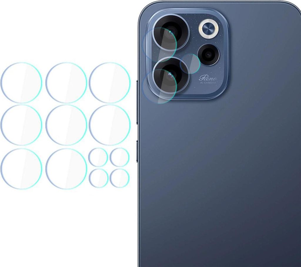 Objektivschutz für Oppo Reno 15 F 5G / Reno 15 FS, 3mk Lens Produktbild 