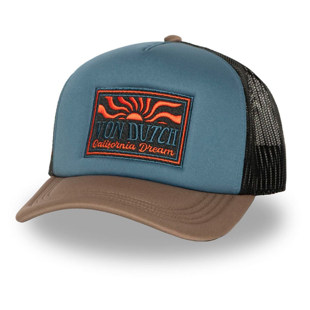 Von Dutch Originals Foam Trucker Cap - CALIFORNIA DREAM SUN Blue