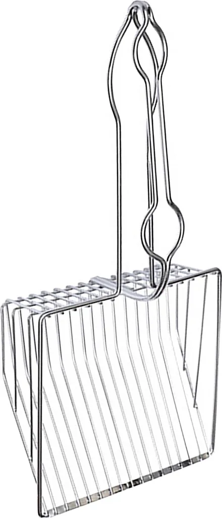 Pala Setaccio Lettiera Acciaio Inox 3.8mm - Alta Efficienza Ergonomica - 3