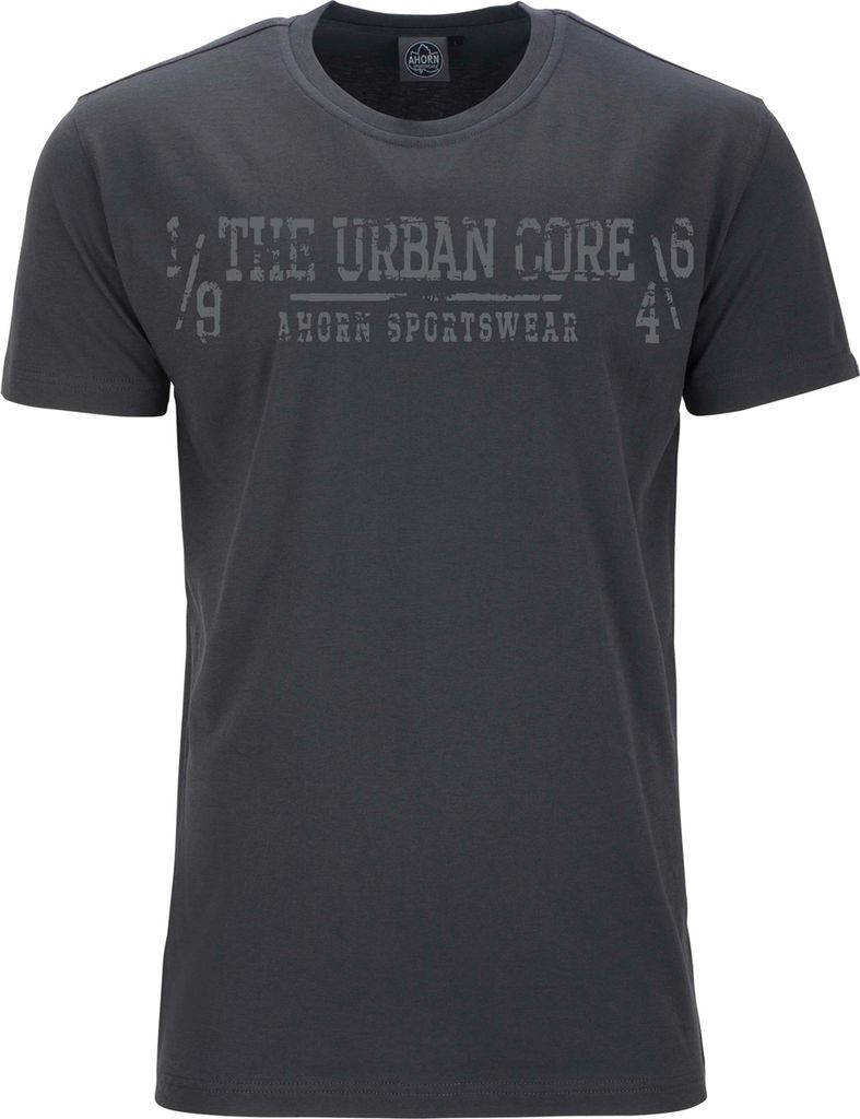 Übergrößen T-Shirt The Urban Core grau AHORN SPORTSWEAR Iron Grey 6XL