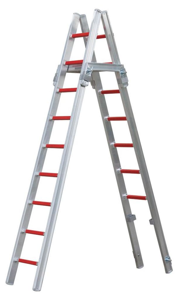 Feuerwehr Steckleiter DIN EN 1147 Oberteil 7 Sprossen Produktbild 