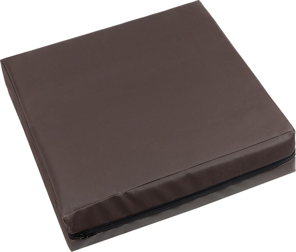 Coussin de siège imperméable - 40x40x10 cm - Chocolat Image du produit 