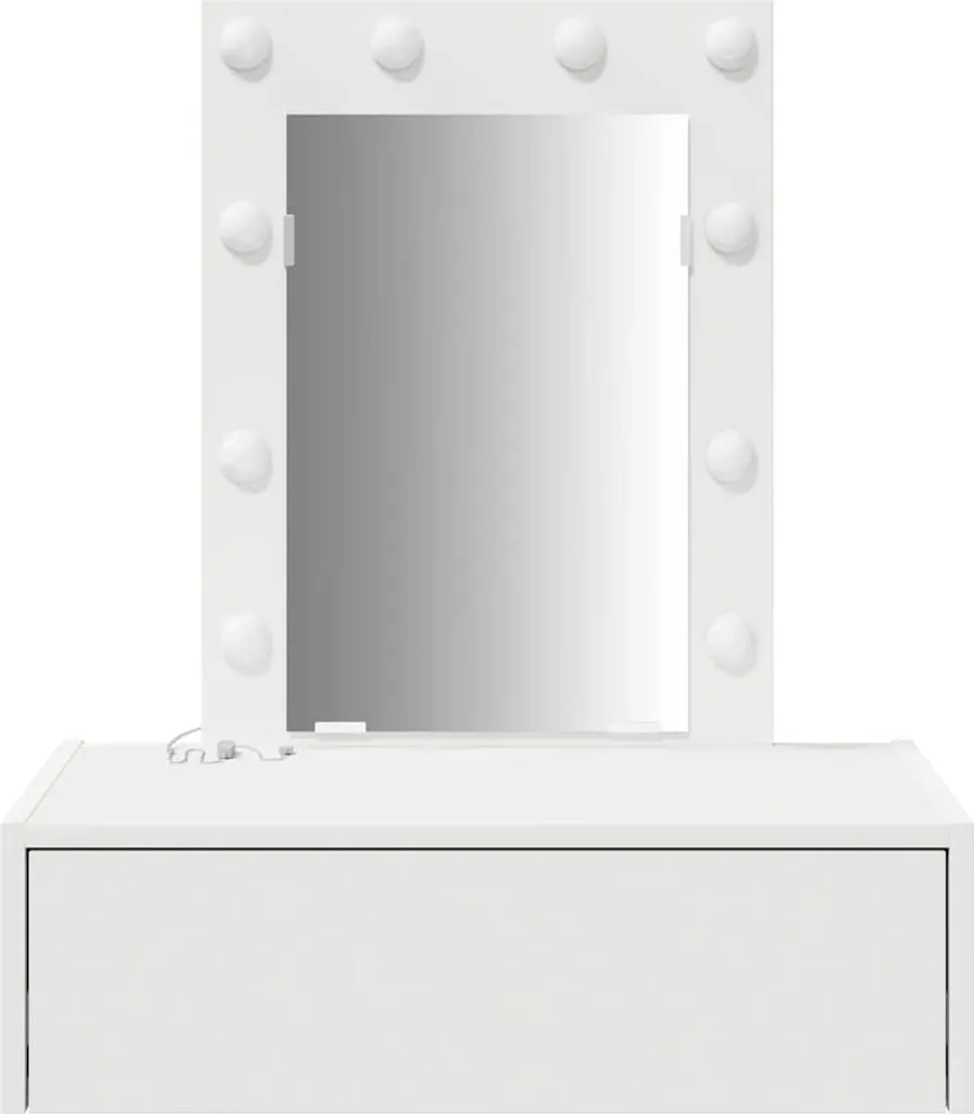 Mobile Trucco Bianco vidaXL 60cm - Design Minimal per Piccoli Spazi - 5