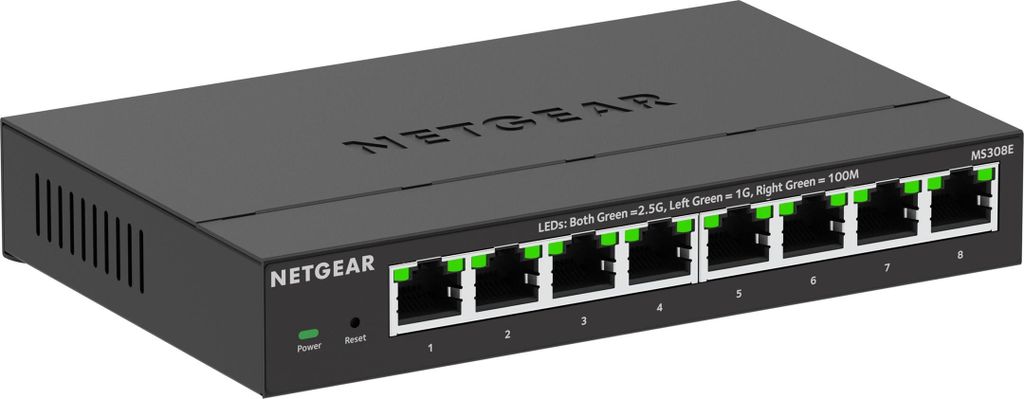 Netgear MS308E 8 Port Multi-Gigabit Unmanaged Plus 2.5G Switch