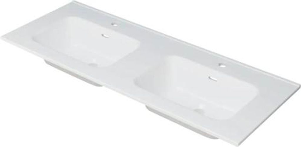 Jungborn Keramik Möbelwaschtisch SEIMILA 120 x 46 cm weiß glänzend