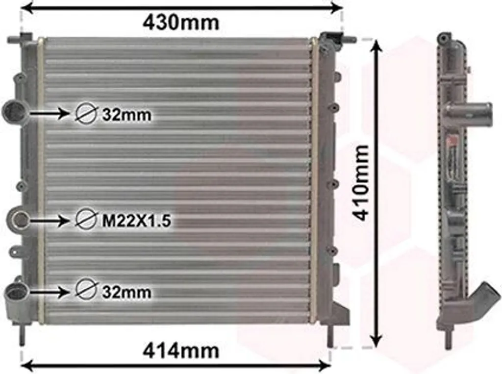 Radiateur de moteur pour remplacer une pièce usée sur Clio 2