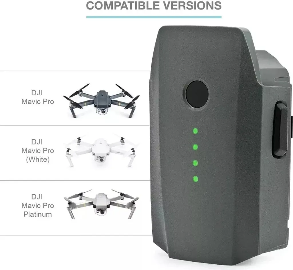 Pack de 2 Batteries LiPo 3830mAh pour Drones DJI Mavic Pro et Platinum - 8