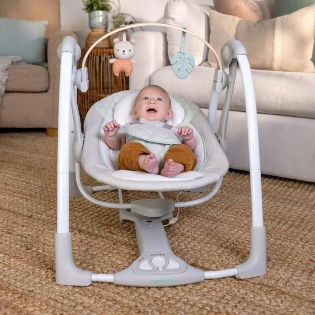 Balançoire Bébé pour l'Éveil Cozy Spot avec Musique et Arche de Loisirs