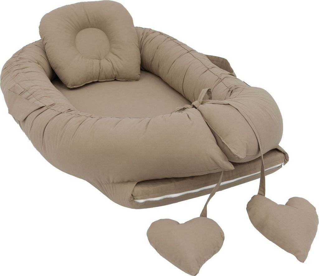 Mordesign, Babynest, Mit Kissen, Cappuccino Produktbild 3