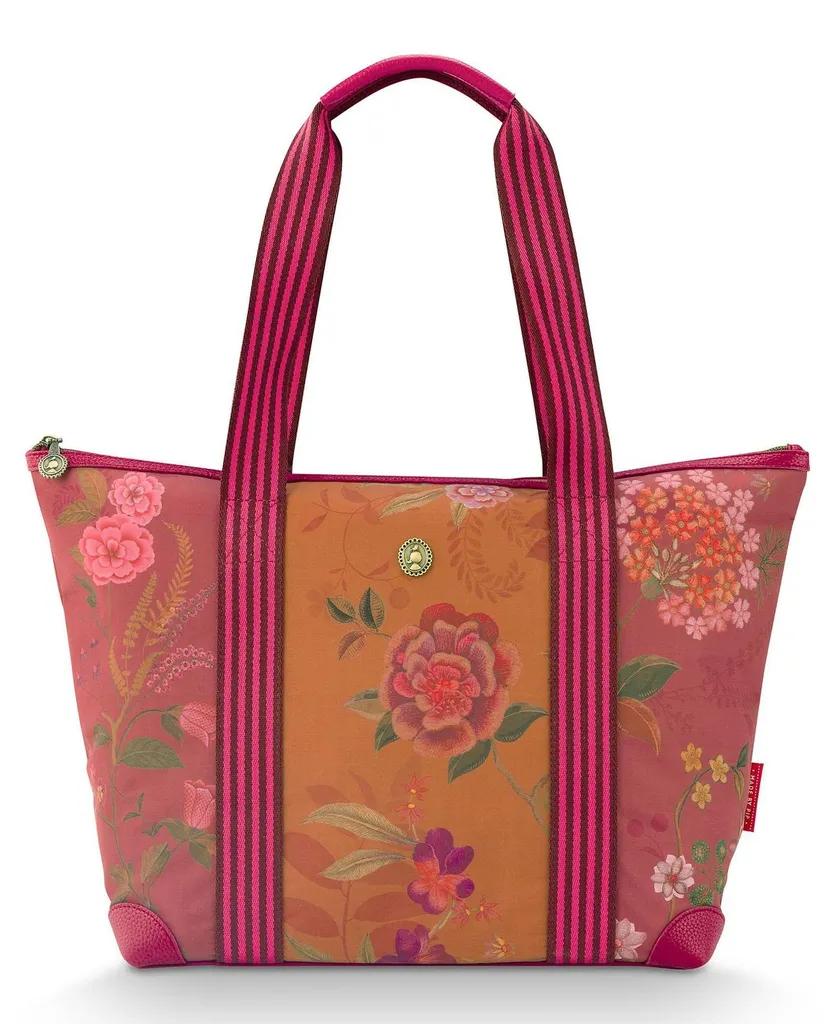 Pip Studio Sac Shopper Tilda Tote Bag Bodhi Pink Rose Floral Bohème