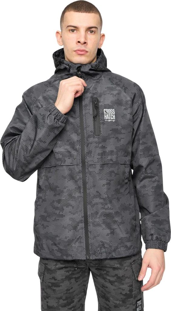 Crosshatch - "Janscore" Jacke für Herren GT8046 (L) (Grau)