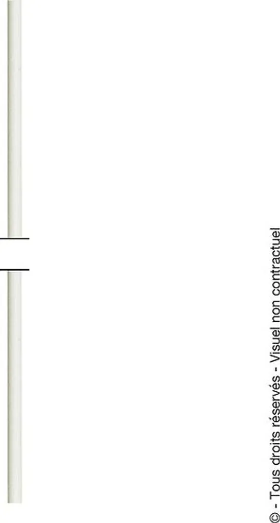 Manivelle acier laqué pour volet roulant - H.120cm - Tige carrée