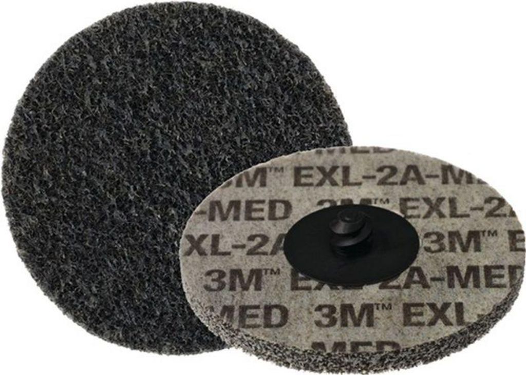 3M Vlieskompaktscheibe Scotch Brite XL-DR D.50,8mm fine grau 22100min-¹ 15 Stk