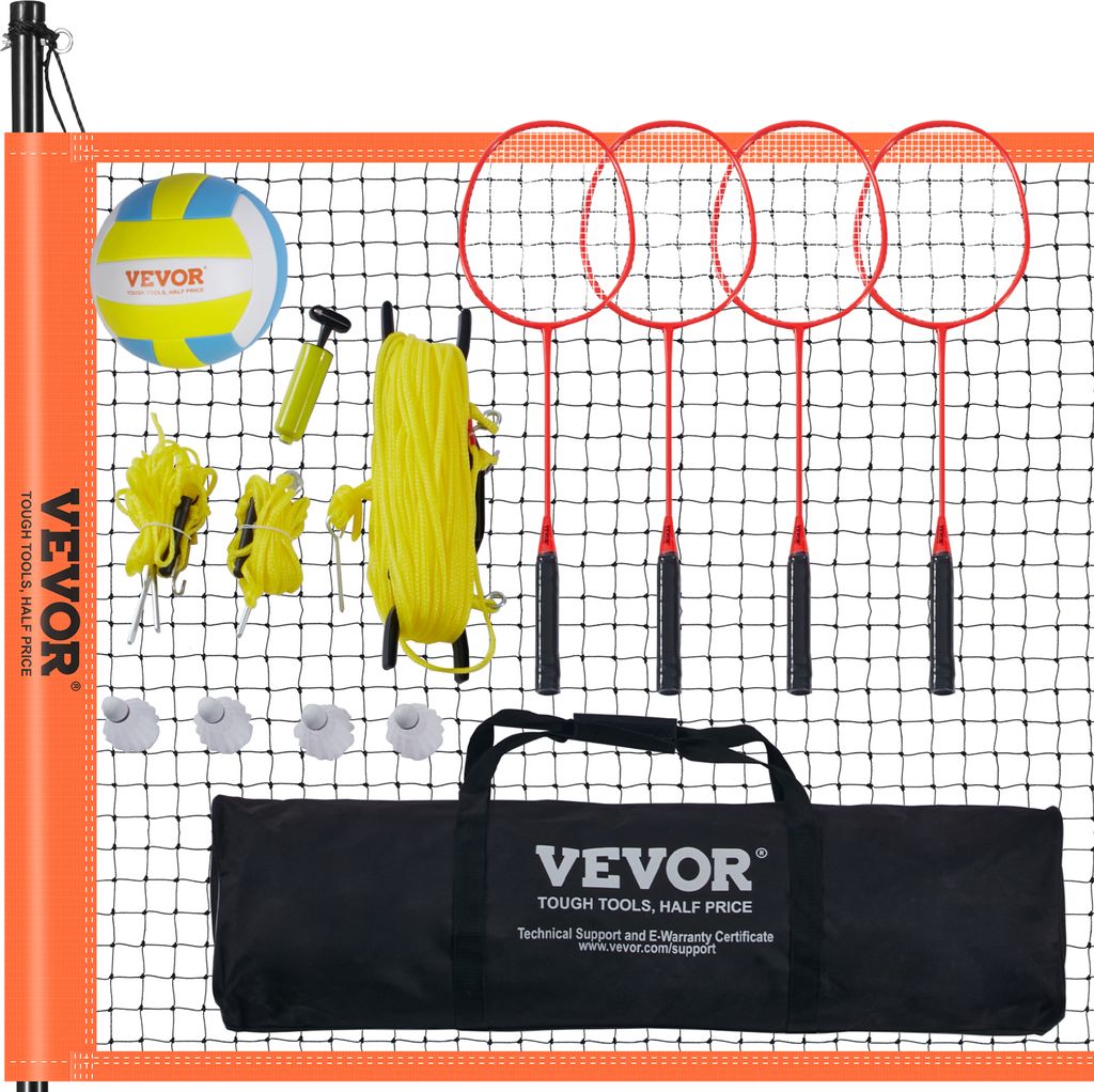 VEVOR Rete da pallavolo regolabile in altezza per Immagine del prodotto 