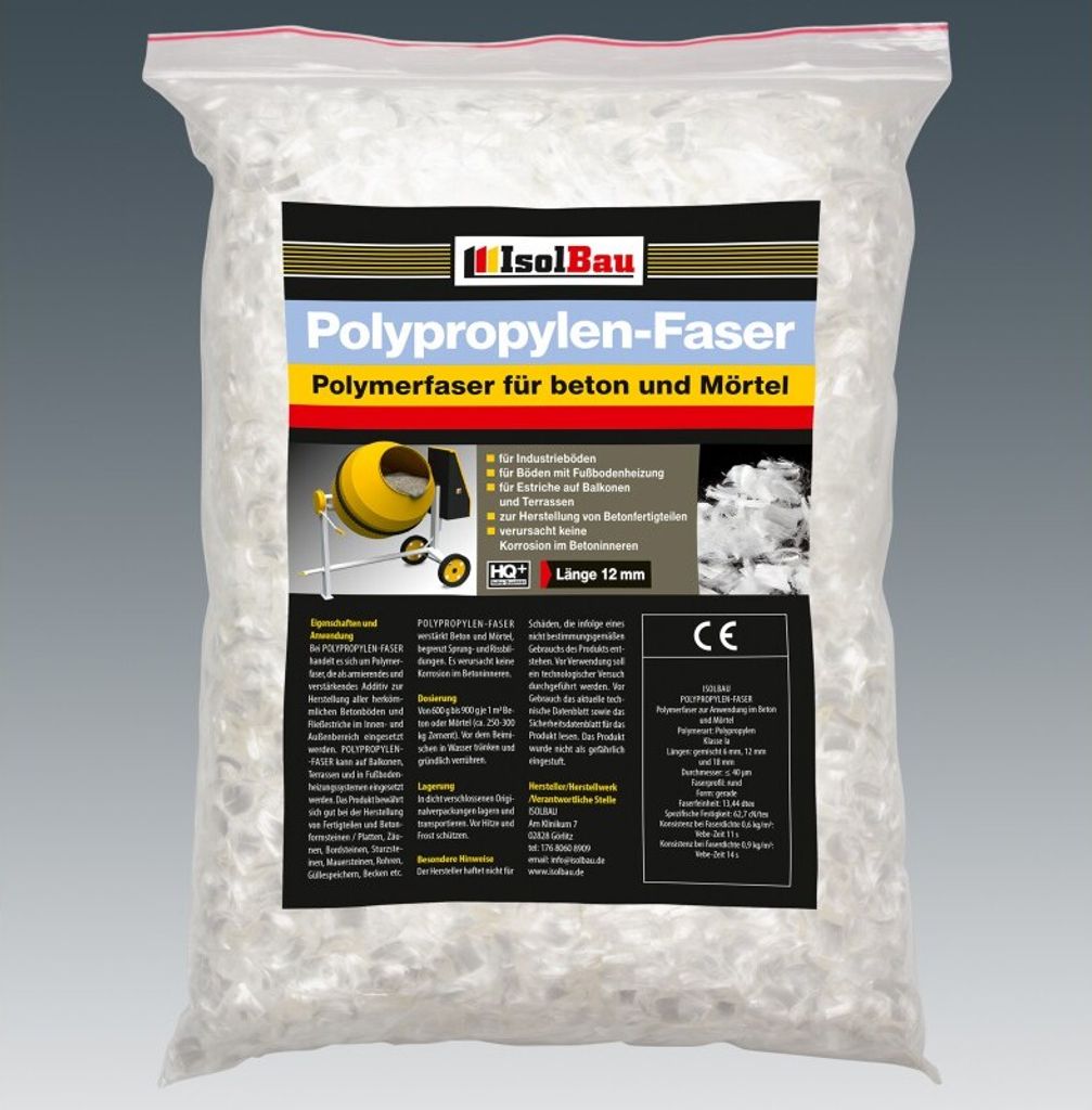 Isolbau Polypropylen-Faser - Hochertige Polymerfaser für Produktbild 