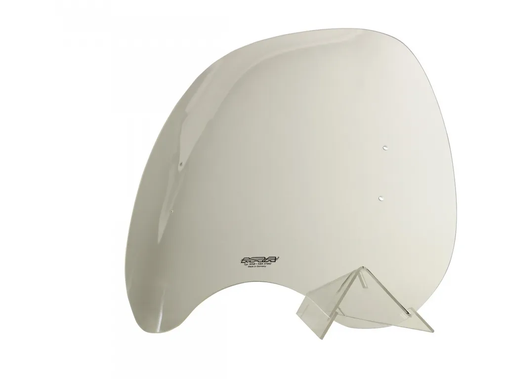 Bulle de Protection Moto MRA-Customshield Incolore pour Longs Trajets ABE