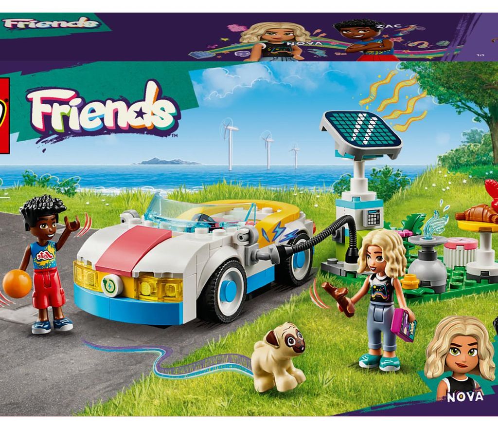 LEGO Friends Auto Elettrica e Caricabatterie 42609 Immagine del prodotto 