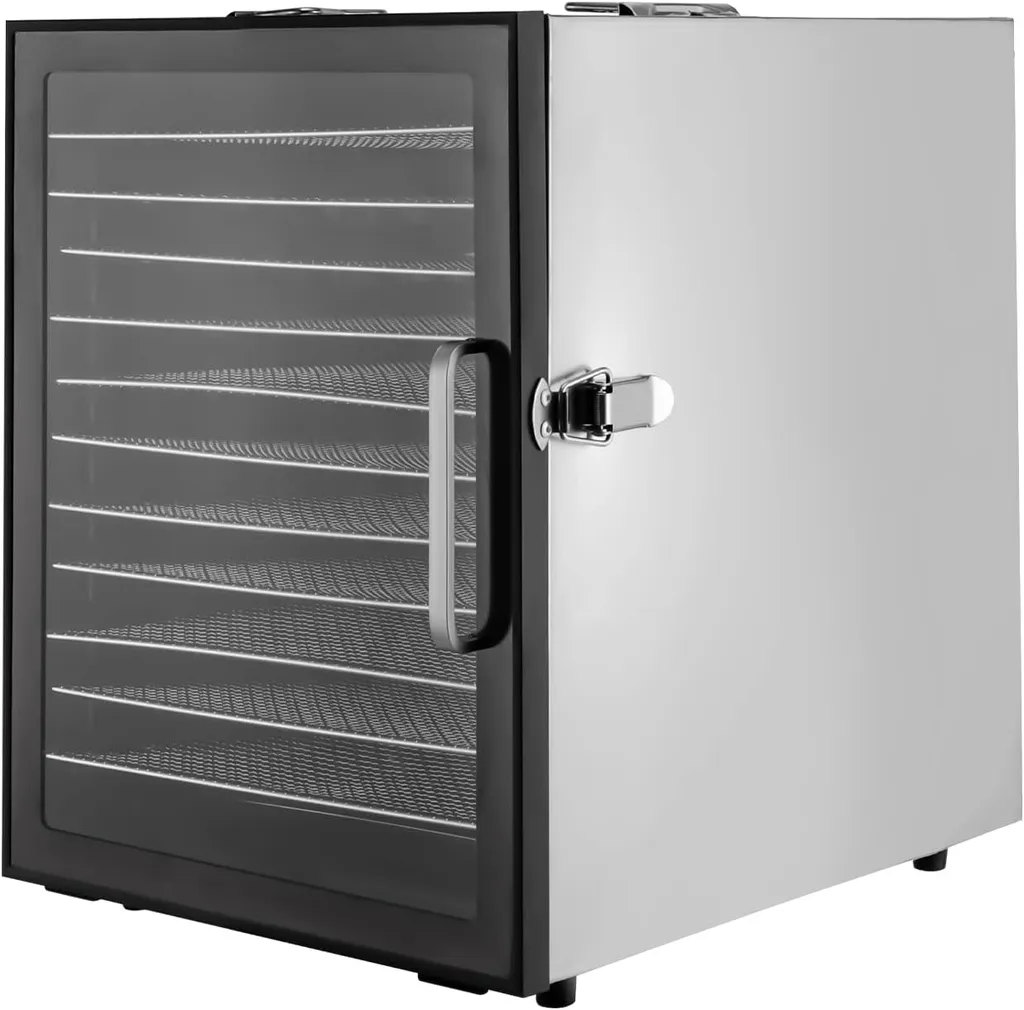 Sèche-fruits électrique inox à 12 étages pour cuisine et herboriste
