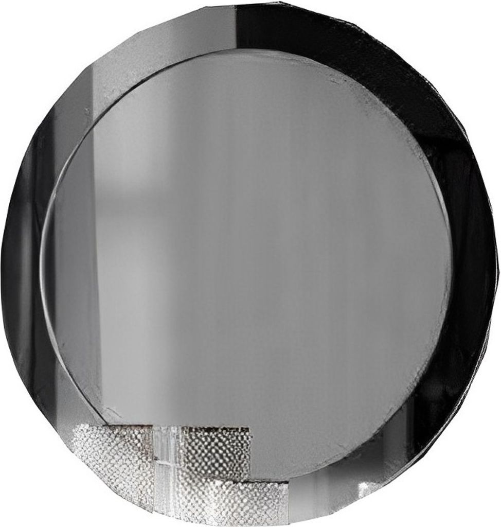 Schlafzimmer Spiegel Glas Grau Schminkspiegel Rund dekorativer Moderne Möbel