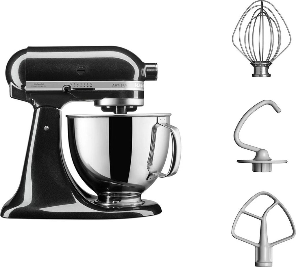 KitchenAid Artisan Robot de cuisine 300 W, Noir Image du produit 