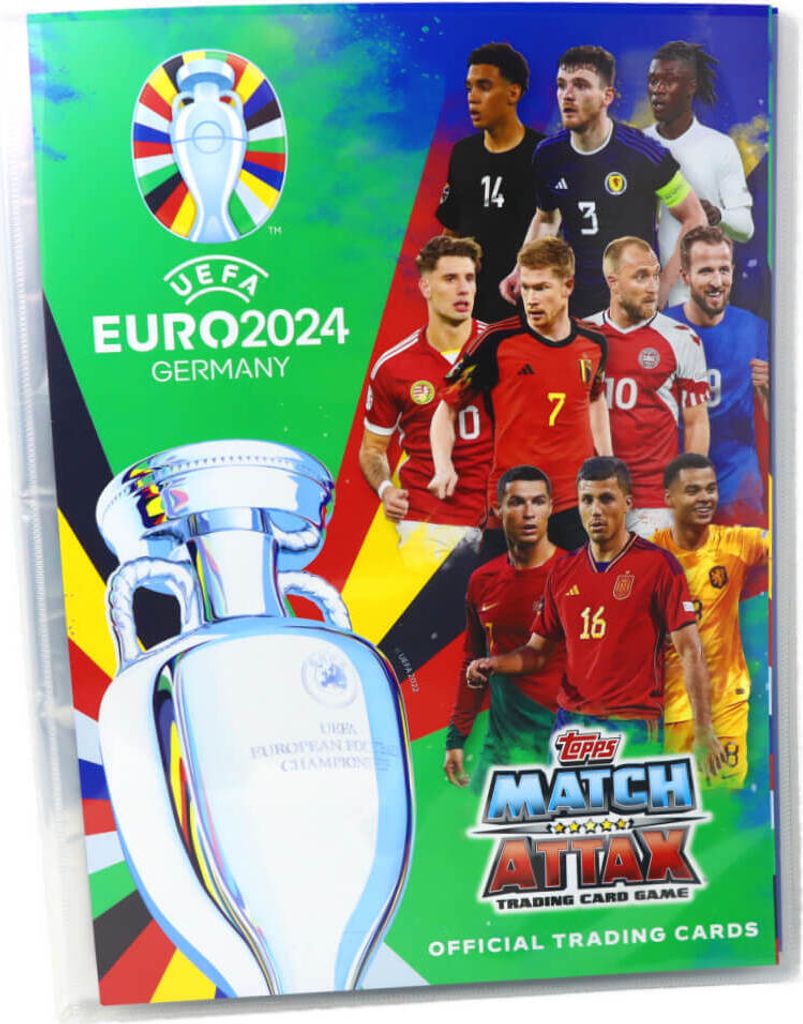 Topps UEFA EURO 2024 Germany Match Attax Karten - EM Sammelkarten - 1 Sammelmappe