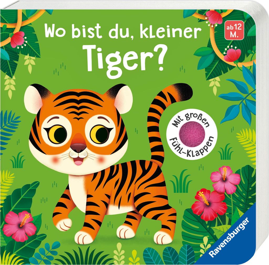 Ravensburger Buch Pappbilderbuch Mitmachen Wo bist du, kleiner Tiger? 42113
