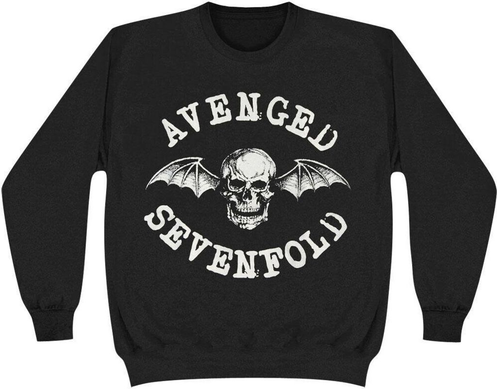 Avenged Sevenfold - "Death Bat" Sweatshirt für Herren/Damen Uni RO5654 (XXL) (Schwarz)