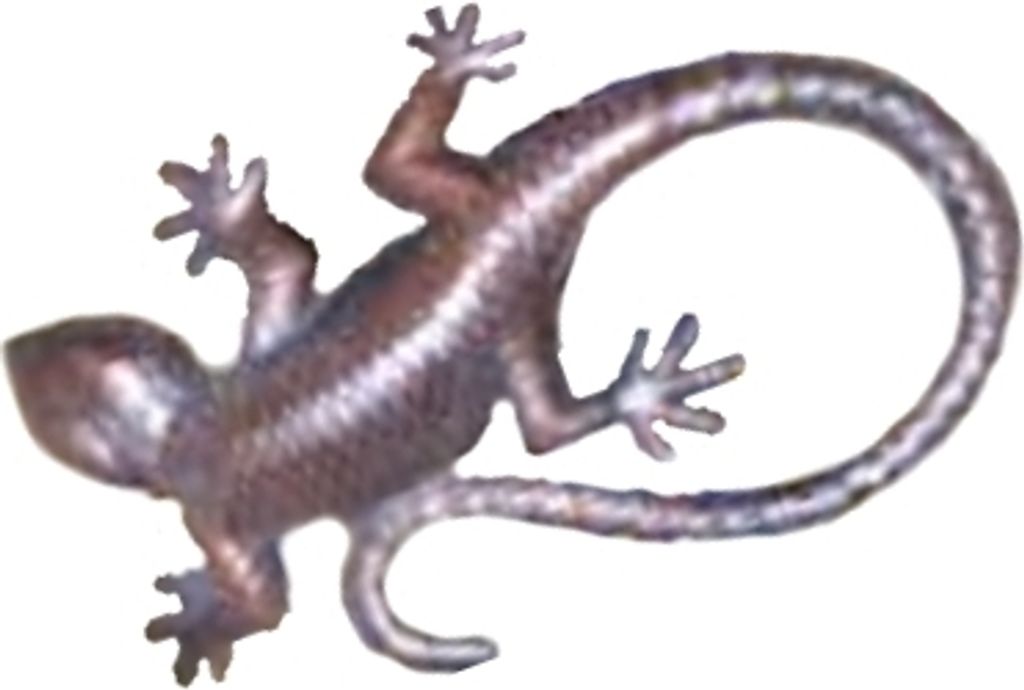 Dekorative Gartenfigur Salamander Gekko Echse Produktbild 