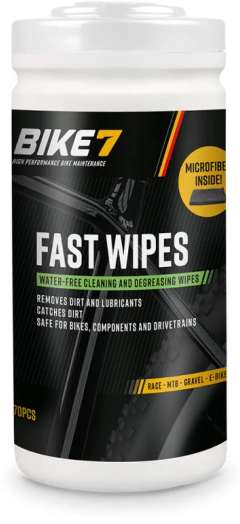 Bike7 Fast Kit lingettes : finissez-en avec la graisse sur votre vélo