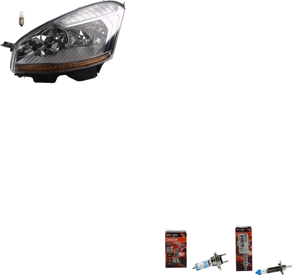 Upgrade Fari Citroen C4 Picasso 07-10: Faro Johns Sx e Osram Night Breaker