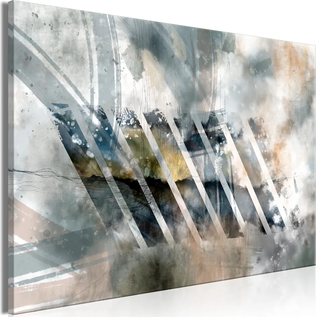 Quadro Astratto Momenti Quotidiani 120x80 - Tela TNT Arredo Moderno