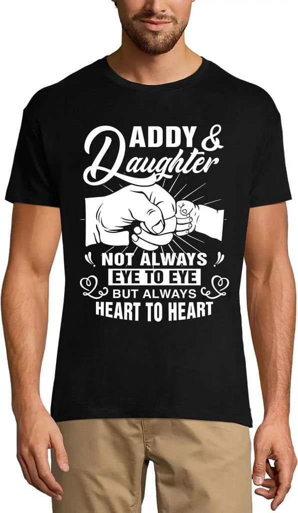 Herren Grafik T-Shirt Immer von Herz zu Herz - Babyfaust – Always Heart To Heart - Baby Fist – Öko-Verantwortlich Vintage Jahrgang Kurzarm Lus...