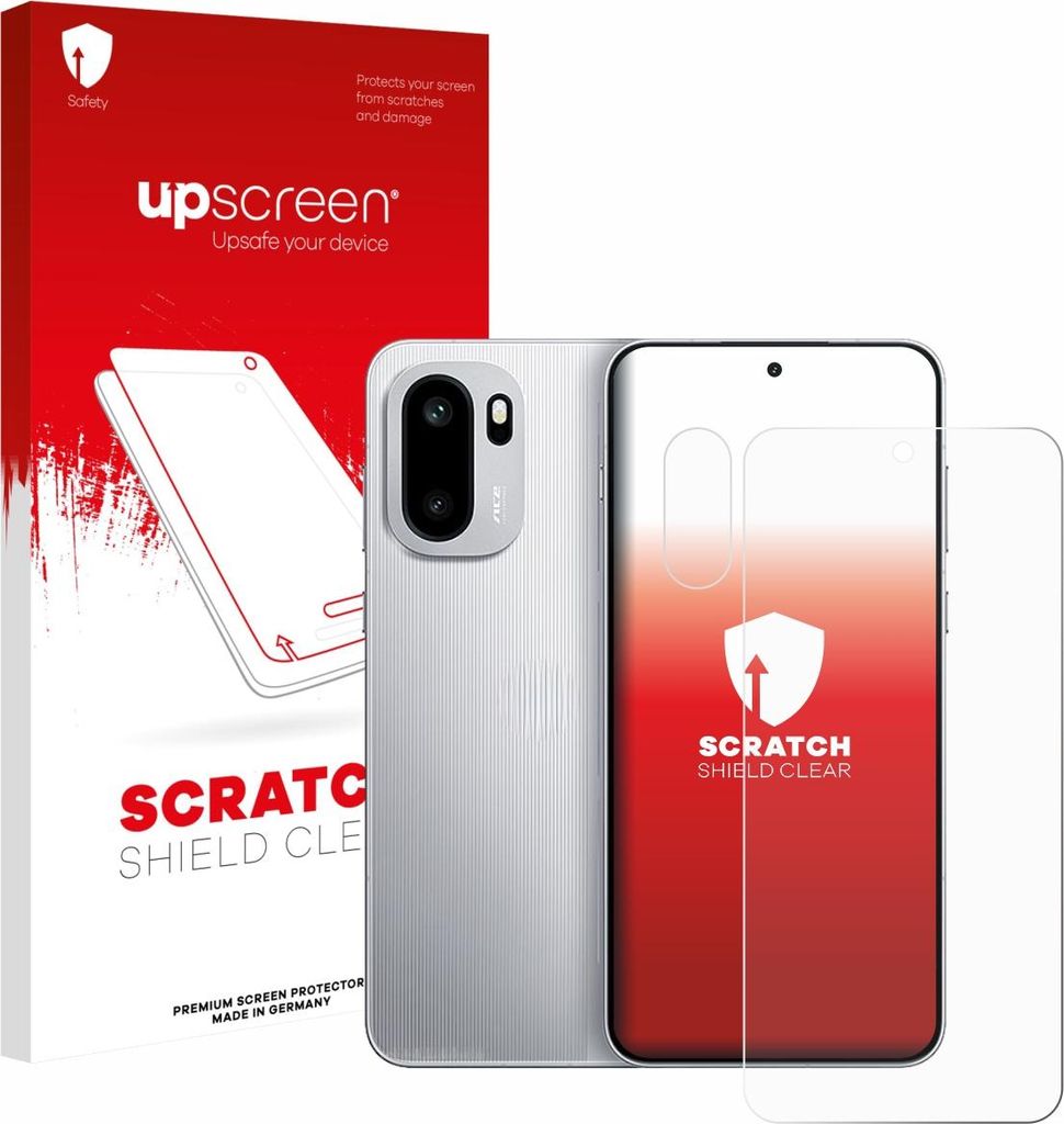 upscreen Schutzfolie für OnePlus 15R (Display+Kamera) Displayschutz Displayschutzfolie Folie Klar Transparent