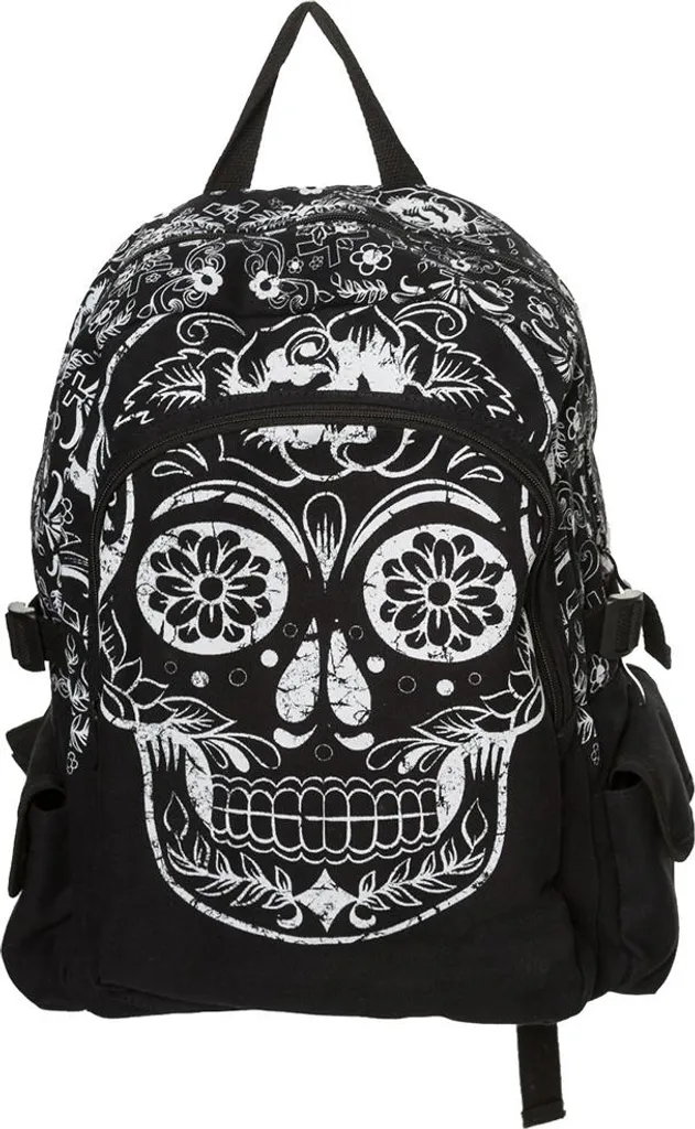 Sac à dos Banned Collins noir style rétro rock et vintage quotidien
