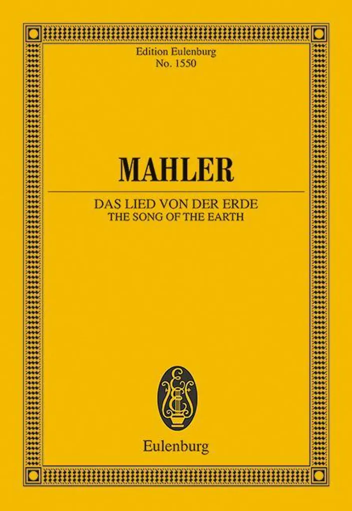 Das Lied von der Erde partition chorale grand texte lisible sans reflet