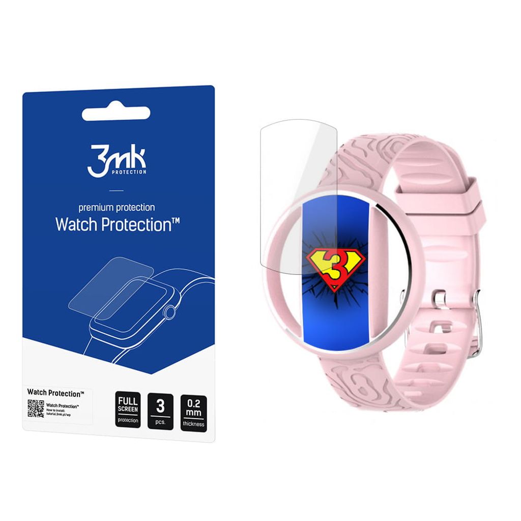 3mk Display Schutzfolie Watch Protection für Garett Women Nicole 0,2mm (3 Stück)