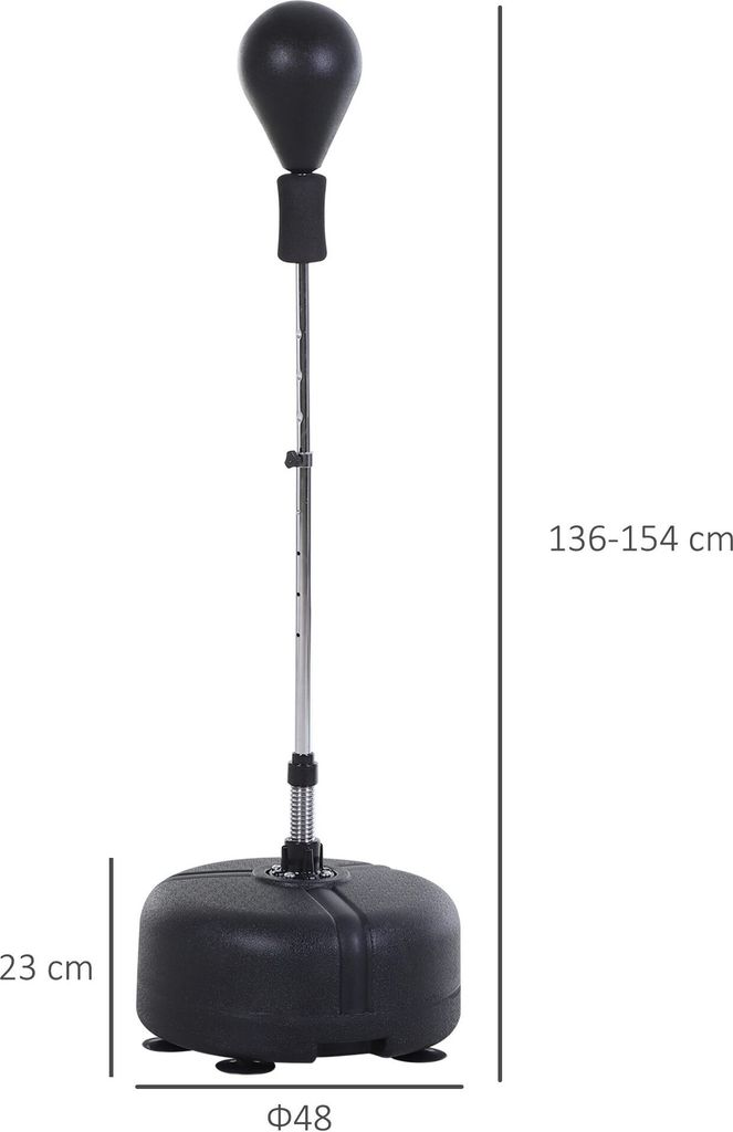 HOMCOM Punchingball Set Boxen Training Set Standboxsack mit Produktbild 2