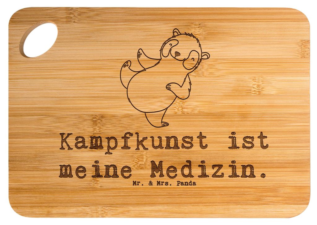 Mr. & Mrs. Panda Schneidebrett Panda Kampfkunst - Produktbild 