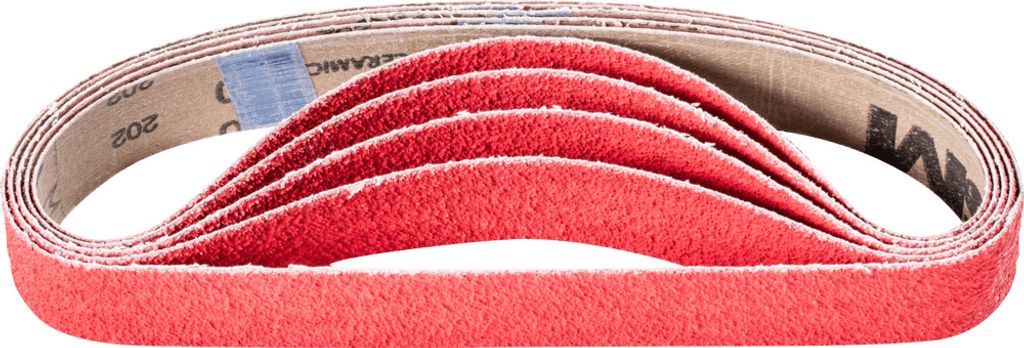 PFERD TOOLS Keramikkorn Schleifband BA 30x533 mm CO-COOL40 für Edelstahl-Schliff mit Rohrbandschleifer