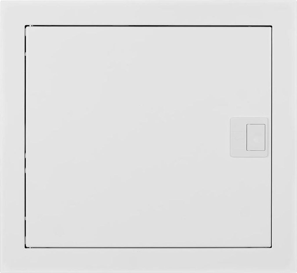 Metall Multimediaverteiler Unterputz mit Metalltüren MSF Schutzklasse IP 30 (12 Modulen 2001-00), Weiß