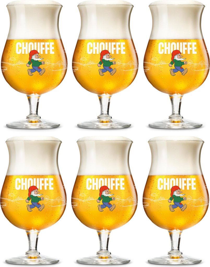 Sklenice na pivo La Chouffe 250 ml - 6 kusů Obrázek produktu 