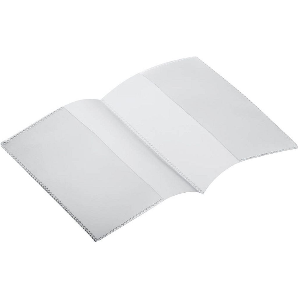 DURABLE Reisepasshülle 195x133mm transparent 10 Stück