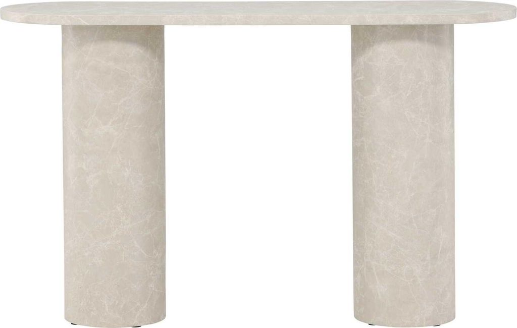 Konsolentisch Narvik 130cm - Beige Marmoroptik