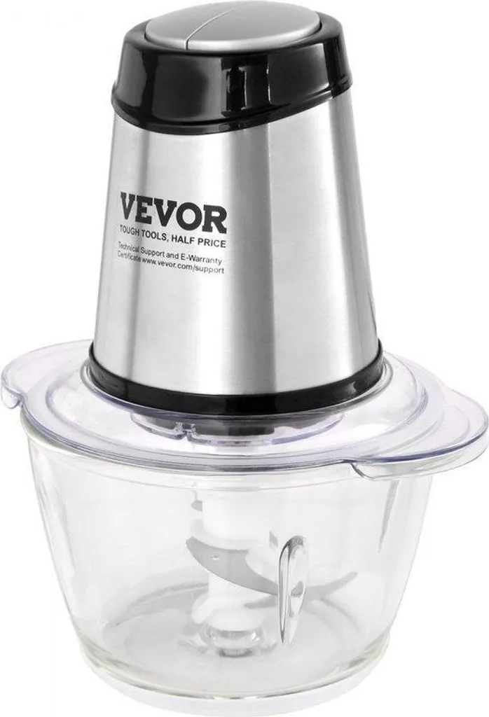 Robot de cuisine 400W vitesse 4000 tr/min avec bol 1200 ml inclus