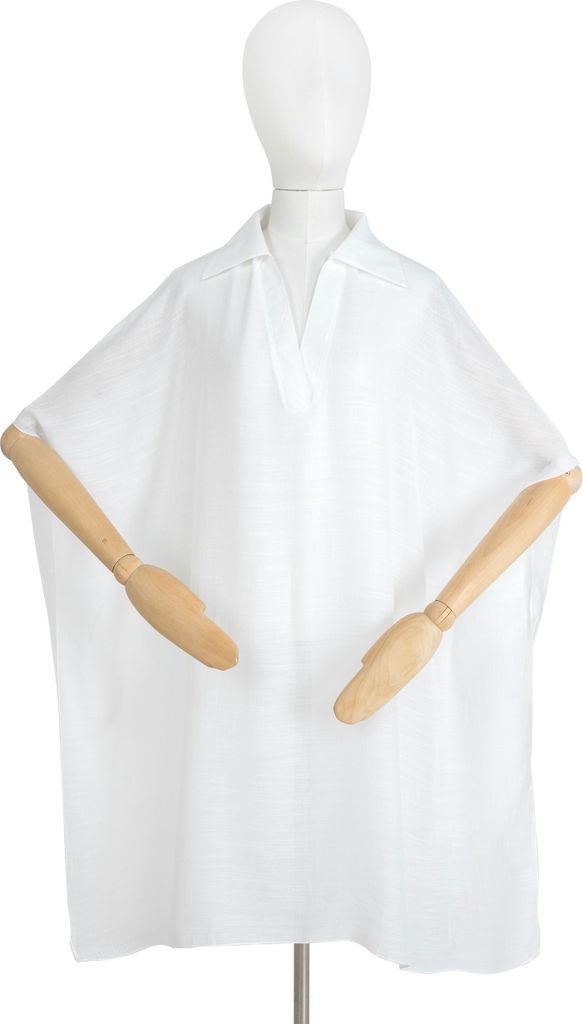 Art Of Polo Damen-Poncho Raphaël weiß One size